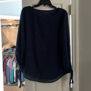 Navy Banana Republic Dress Top